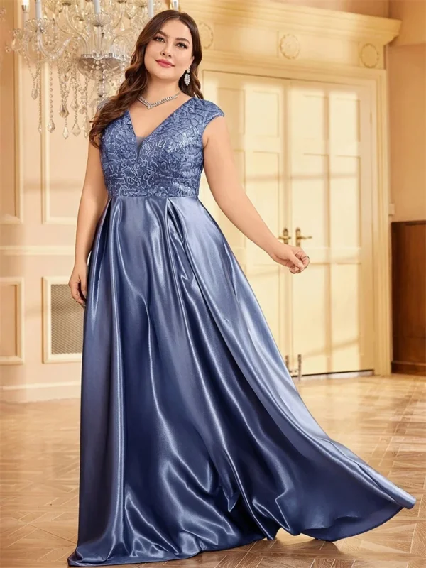 Luxury Sequin Cocktail Dress Plus Size - Image 4
