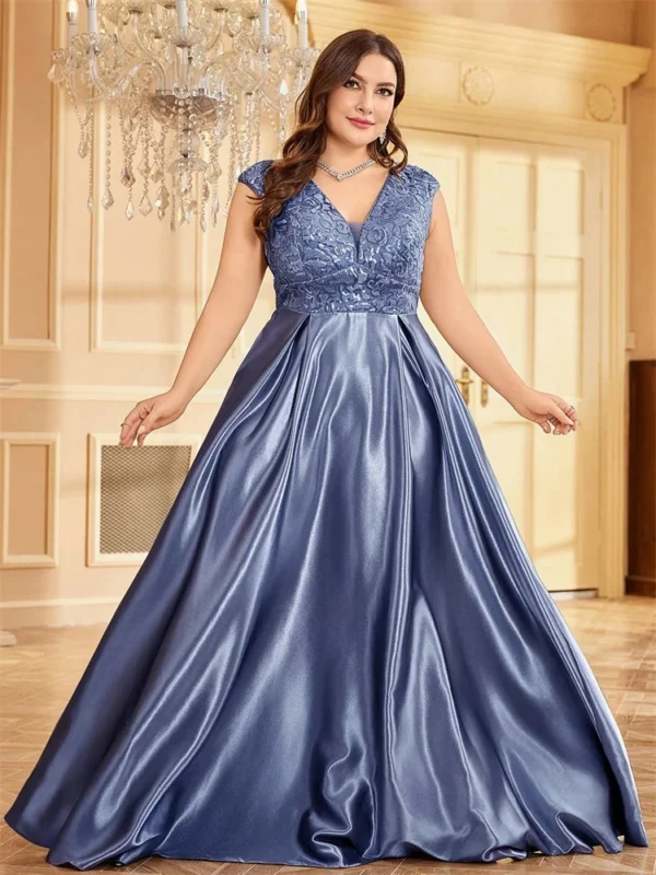 Luxury Sequin Cocktail Dress Plus Size - Image 5