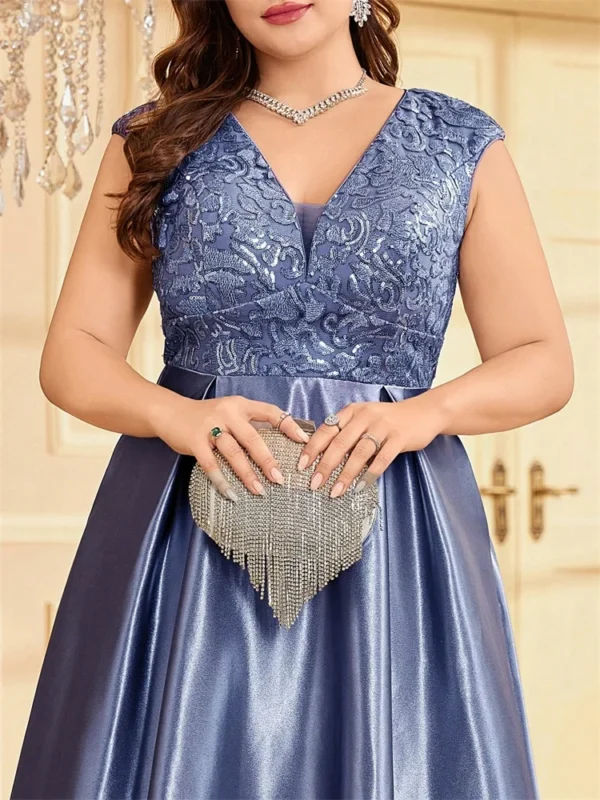 Luxury Sequin Cocktail Dress Plus Size - Image 6