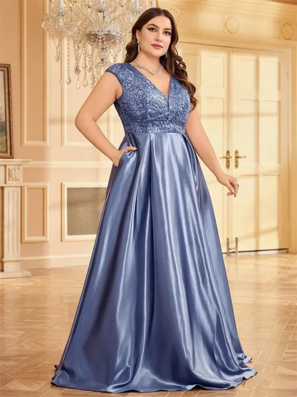Luxury Sequin Cocktail Dress Plus Size - Image 3