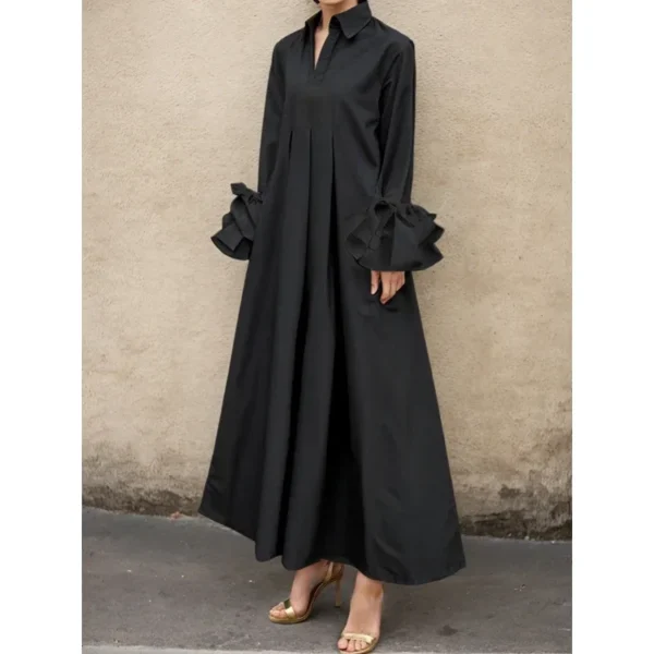 Flared Elegant Maxi Dresses - Image 4